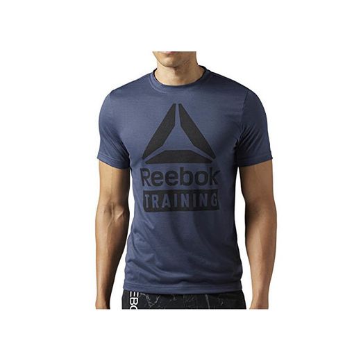 Reebok Training Speedwick Camiseta, Hombre, Azul