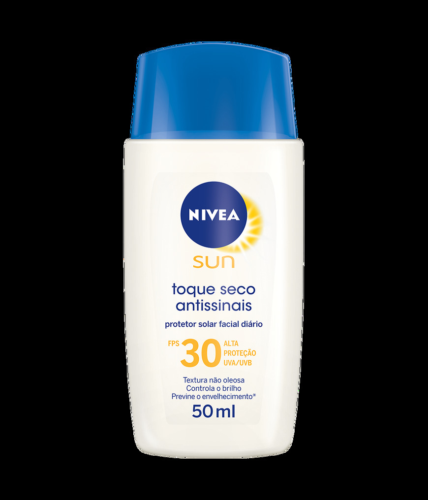 Fashion Protetor Solar Facial Nivea Sun Toque Seco Antissinais Fps 60 50ml