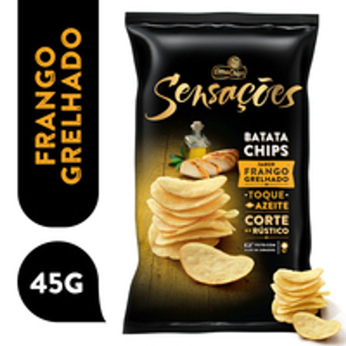 Batata Frita Sensações Sabor Frango Grelhado ELMA CHIPS 45g ...