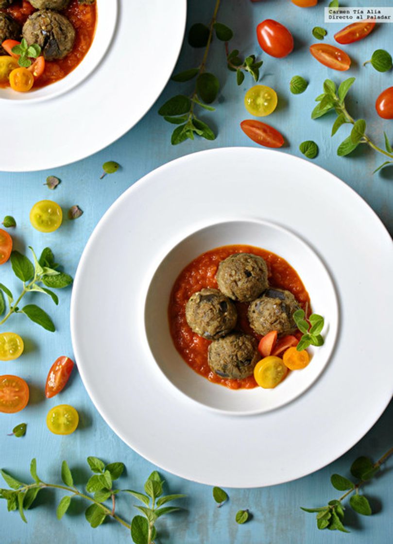 Albóndigas de berenjena. 