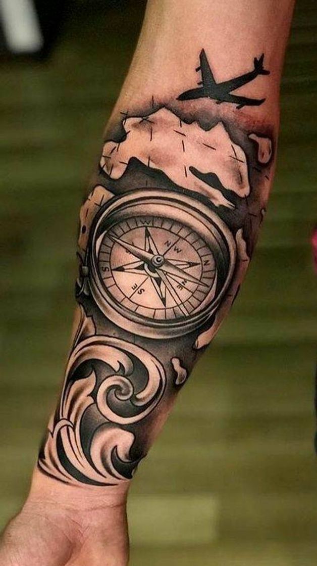 Moda Tattoo para amantes da aviação 