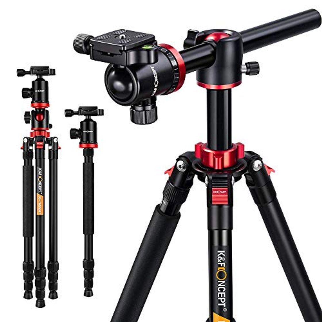 Product K&F Concept Trípode Profesional TM2534T Trípode Extensible Monopod 4 Secciones con 360°