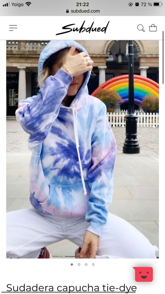 Sudadera capucha tie-dye