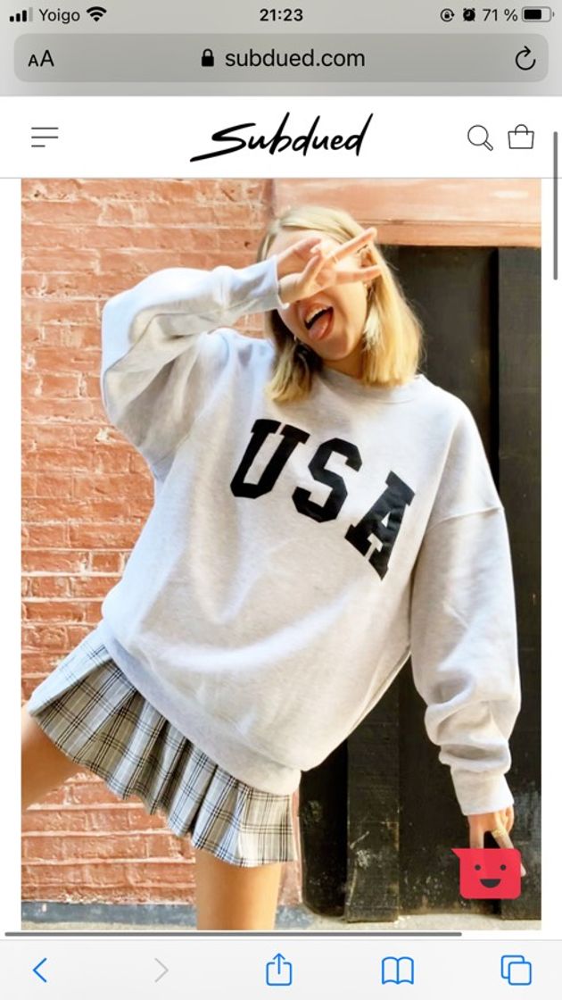 Sudadera oversize USA