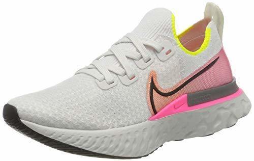 Nike React Infinity Run Flyknit, Zapatillas de Running para Mujer, Gris