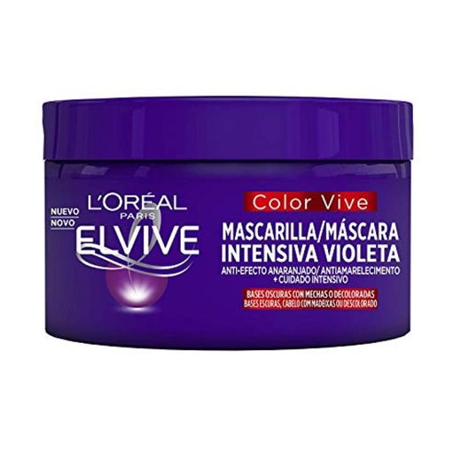 L'Oreal Paris Elvive Color Vive Mascarilla Intensiva Violeta Matizadora