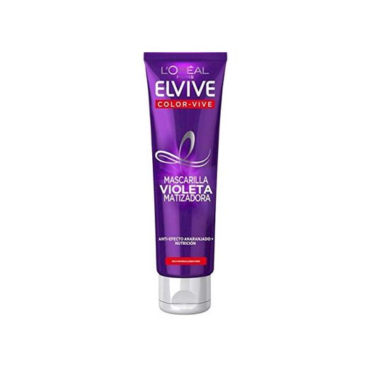 L'Oréal Paris Elvive Color Vive Mascarilla Violeta Matizadora para el Pelo con