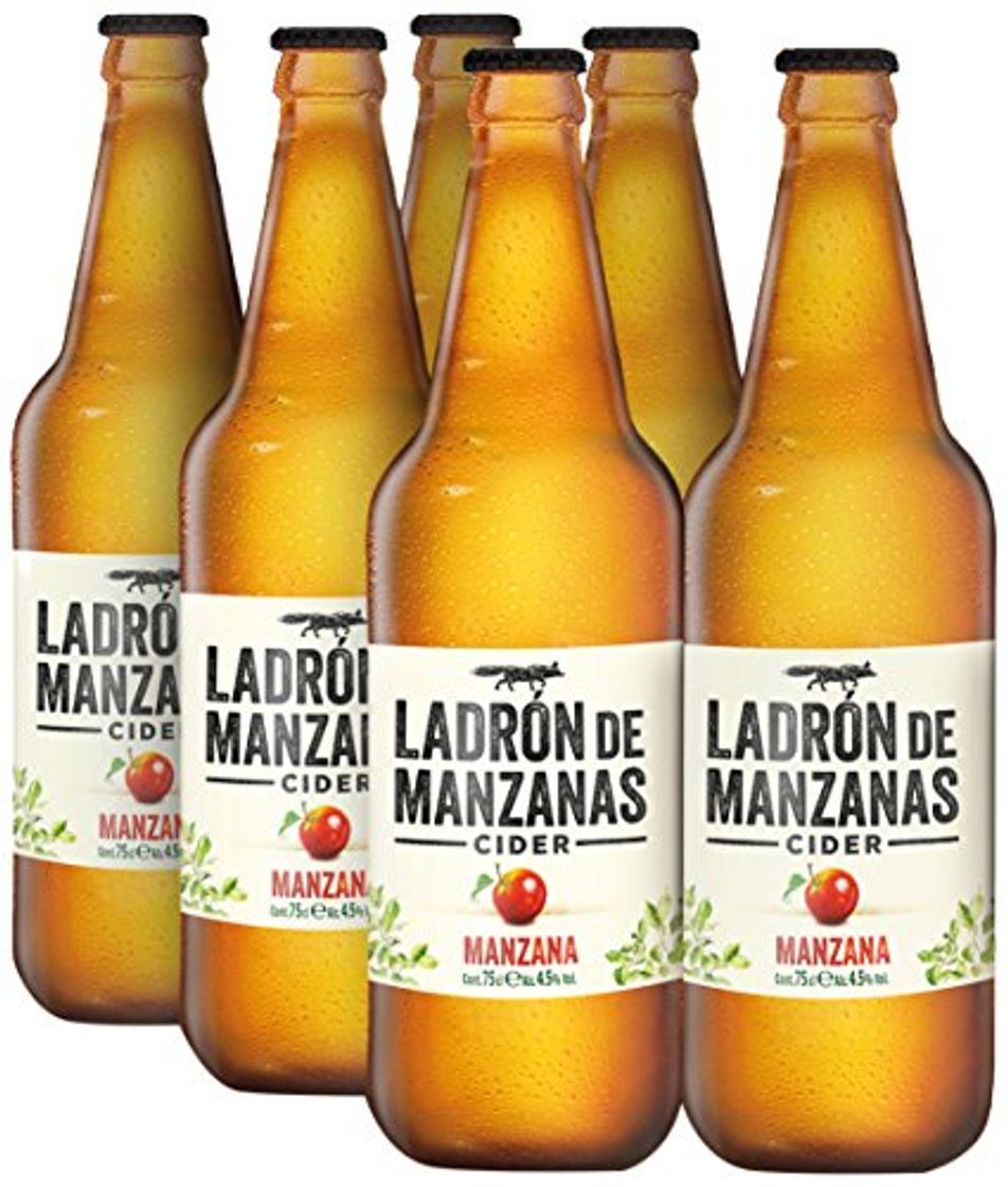 Products Ladrón de Manzanas Cider Manzana - Caja de 6 Botellas x 750