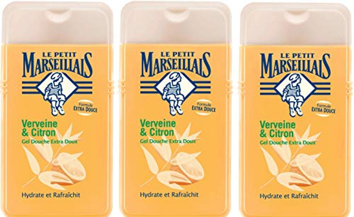 Products Le Petit Marseillais Gel Ducha Extra suave Verbena y limón 250 ml – juego de 3