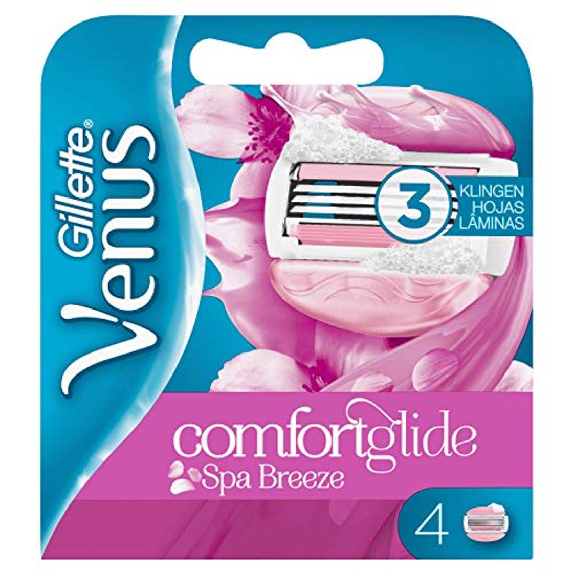 Social Venus ComfortGlide Spa Breeze Recambio de Maquinilla 2-en-1