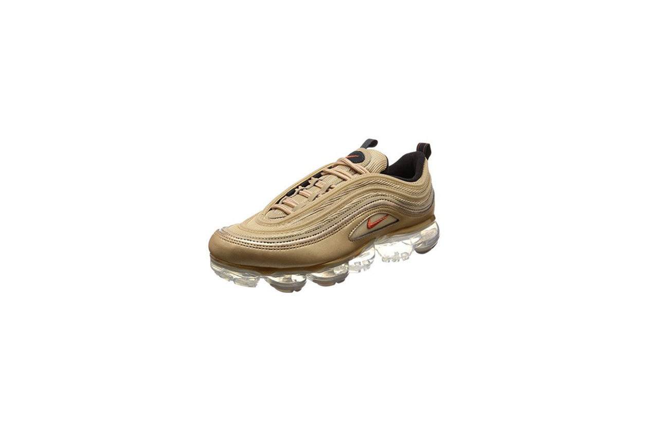 Fashion Zapatillas Mujer en Piel NIKE Air MAX Vapormax 97 en Tela Dorada