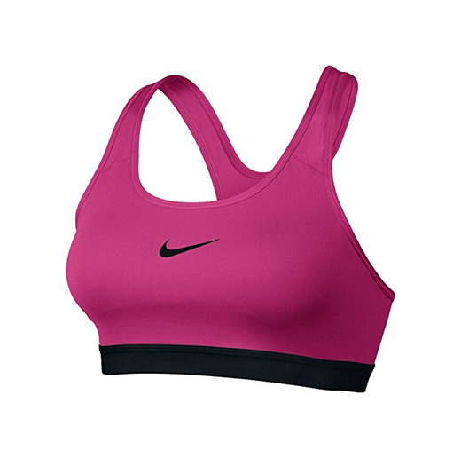 Nike Pro Clasc Pad Bra Updated Sujetador Deportivo, Mujer, Rosa