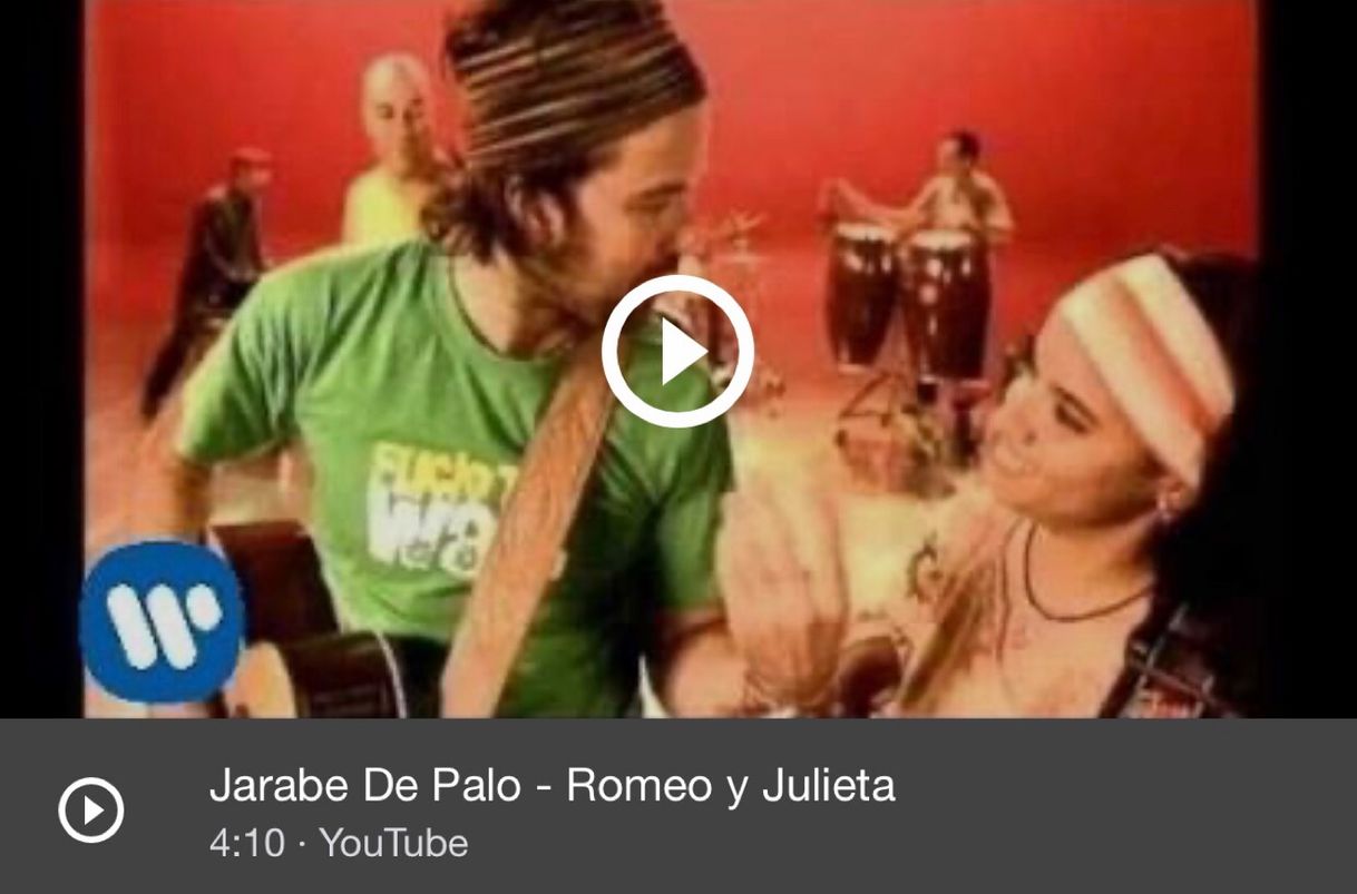 Canción Romeo y Julieta