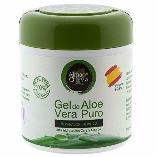 Belleza Gel Aloe vera puro 100% de Canarias crema hidratante natural 500 ml