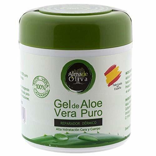 Gel Aloe vera puro 100% de Canarias crema hidratante natural 500 ml