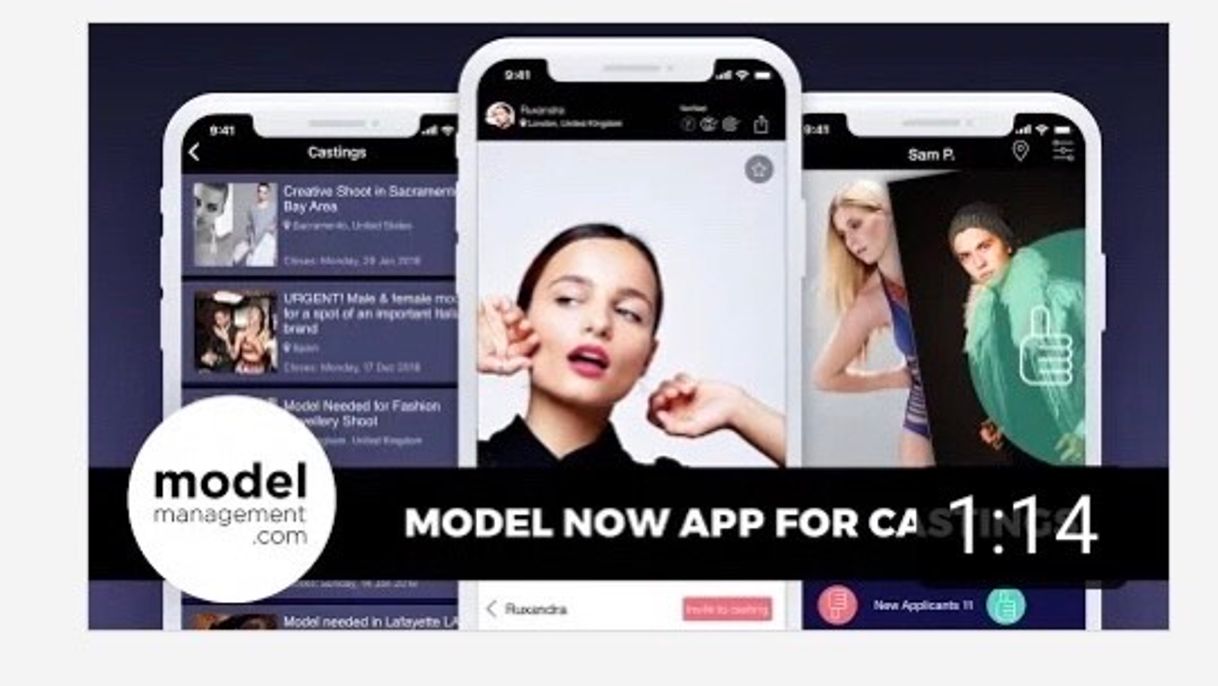 Moda MODELMANAGEMENT.COM APP!! BEST APP FOR MODELING JOBS 