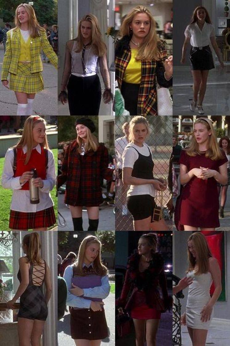 Inspirada de looks e looks anos 90