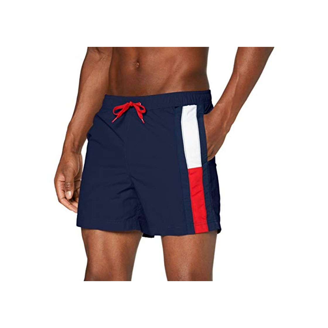 Social Tommy Hilfiger SF Drawstring Bañador, Azul