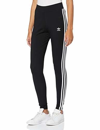 adidas Tres Bds Mallas, Mujer, Negro