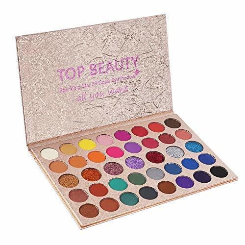 Paleta de maquillaje de sombra de ojos de 39 colores Paleta altamente