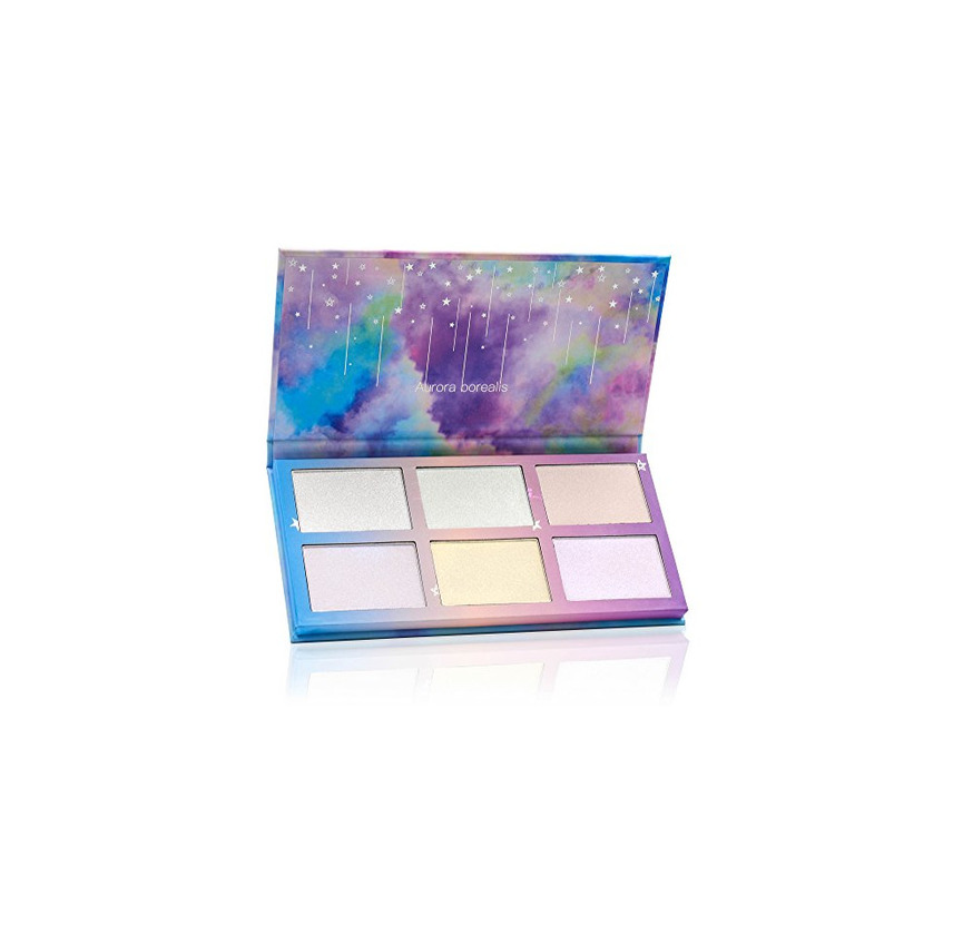 Social TZ cosmetix - Aurora boreal 6 colores paleta de maquillaje Kit de maquillaje en polvo