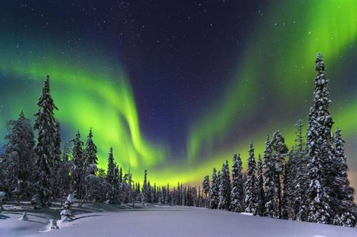 Aurora Boreal na Finlândia - Portal de Inverno