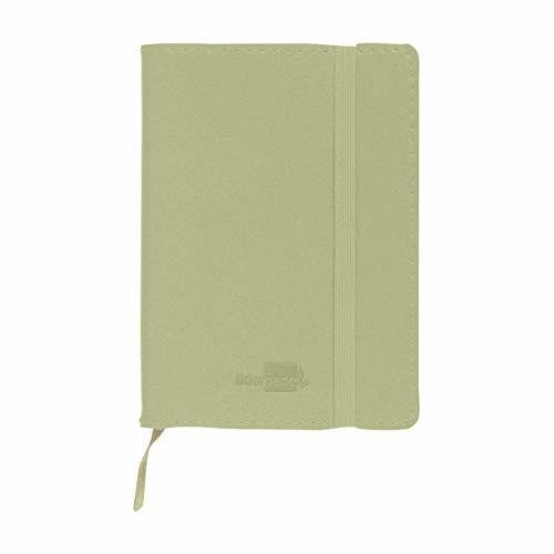 Product Liderpapel Libreta Símil Piel A7 120 Hojas 70 g/m² Cuadrícula 4 Mm