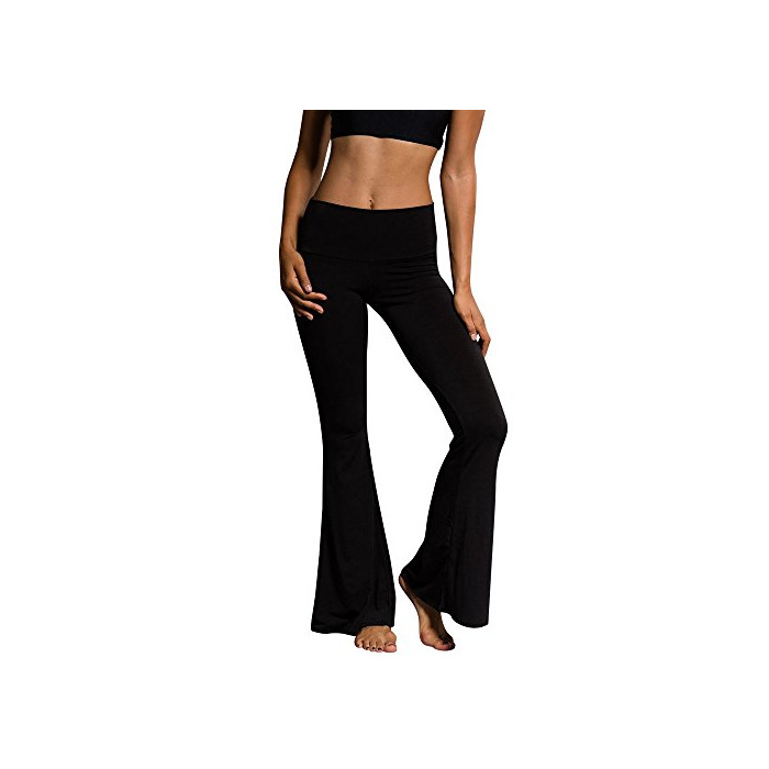 Product MOVERV Mujer Elegante Pantalones Pana Baggy Acampanados Pantalones