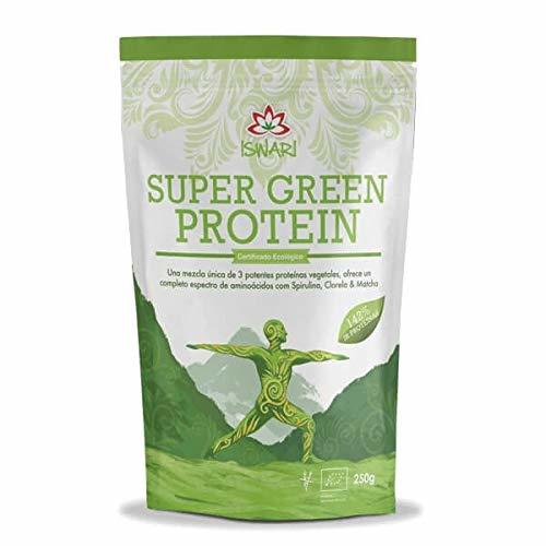 Productos Iswari Super Green Protein Superalimento 250Gr; Bio 1 Unidad 200 g