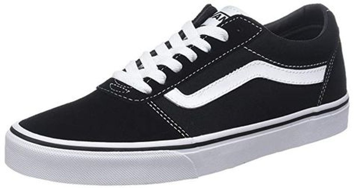 Social Vans Ward Canvas, Zapatillas para Hombre Negro