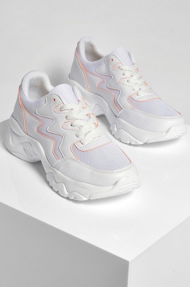 Social Chunky Sole Trainers | Boohoo UK