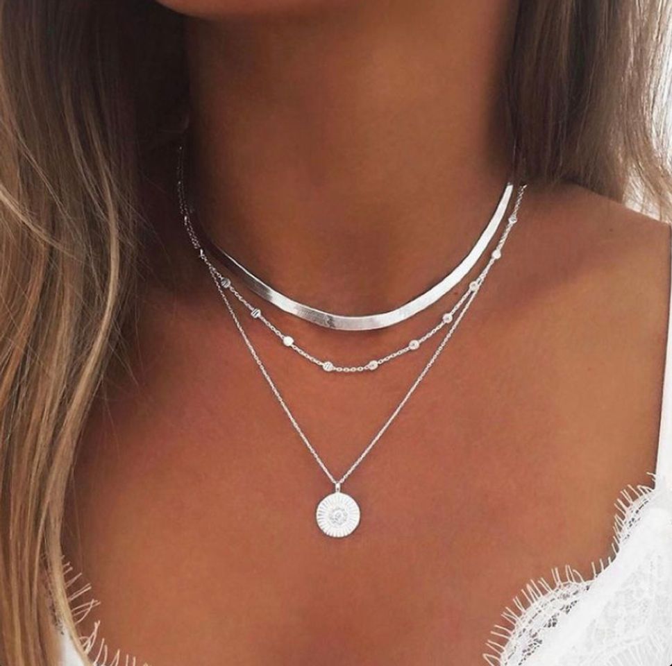 Moda Silver necklace 