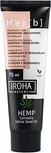 Iroha Nature - Mascarilla Facial Nocturna Nutritiva & Renovadora con Aceite de