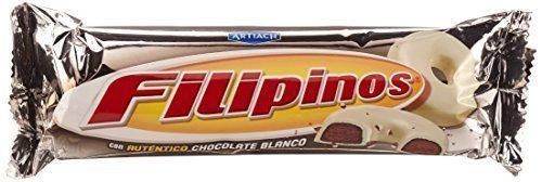 Artiach Filipinos Galleta Bañada con Chocolate Blanco