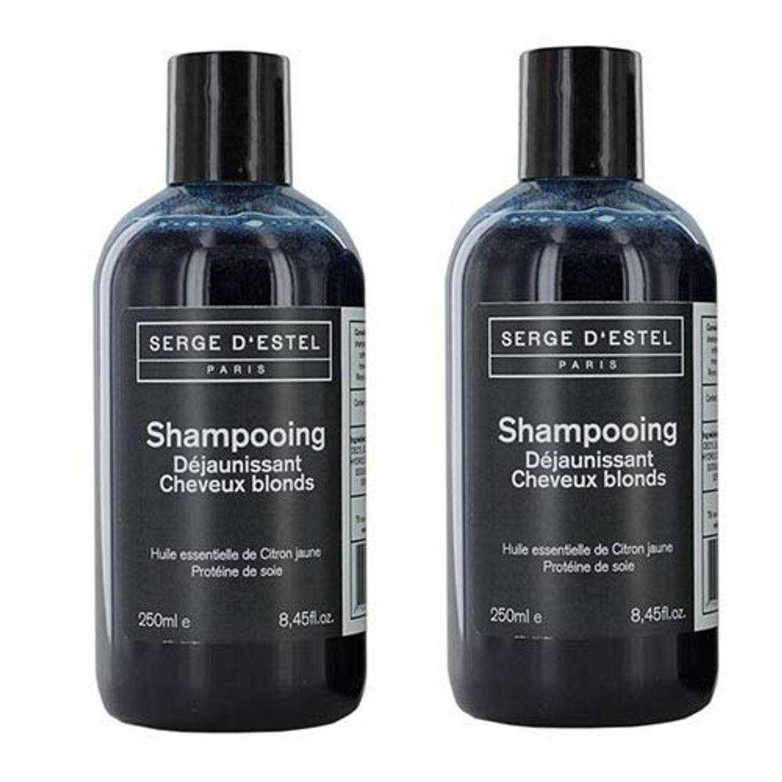 Product Champu Azul Matizador para Cabellos Rubios 250ml x2 Anti Reflejos Amarillo Corrige y Protege el Color del Cabello Rubios Hecho en Francia NO Probado en los Animales