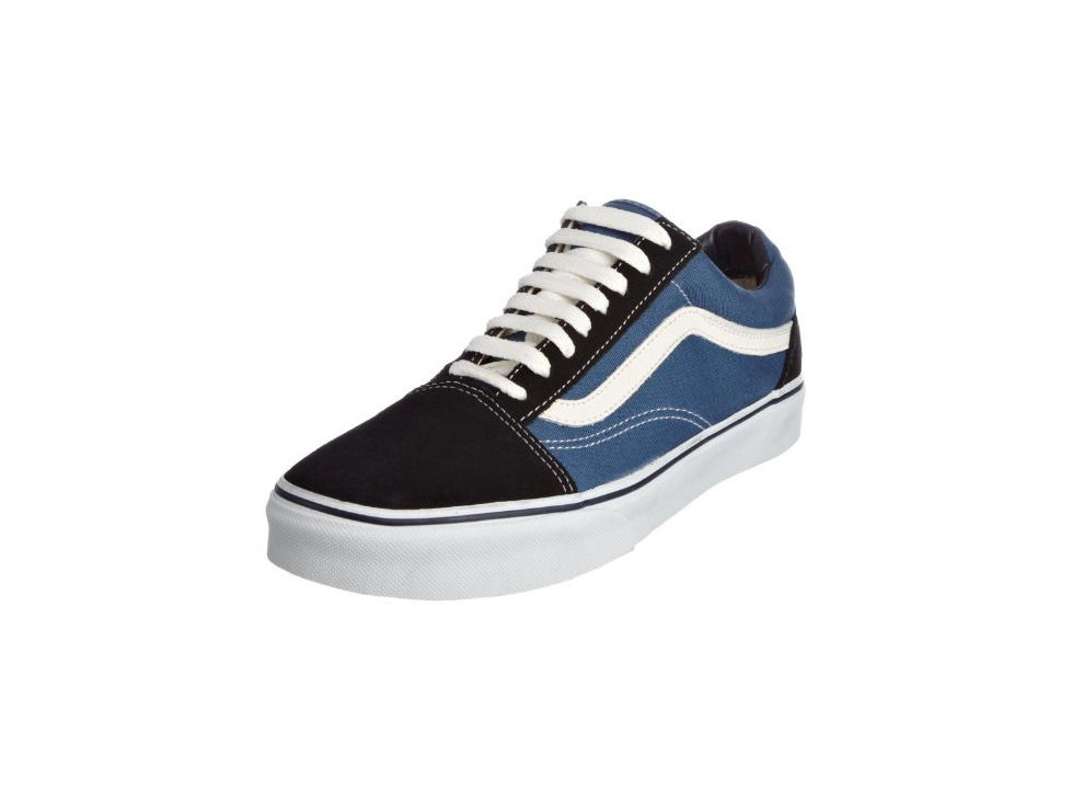 Fashion Vans Old Skool Classic Suede/Canvas, Zapatillas Unisex Adulto, Azul