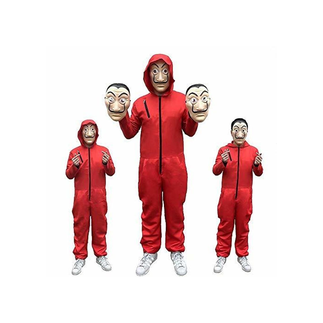 Moda Cosplay de niños adultos Traje de La Casa De Papel Dali Dali