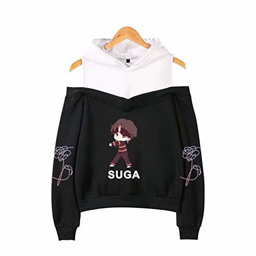 Fashion ZIGJOY KPOP BTS Love Yourself Tear Sudadera con Capucha con Sudadera Suga