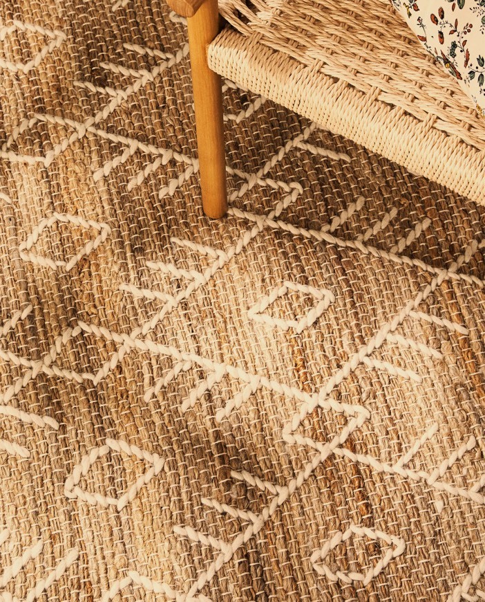 Social ALFOMBRA YUTE BORDADA - ALFOMBRAS - DORMITORIO