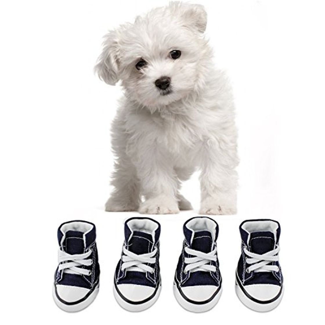 Place KEESIN Puppy Pet Dog Nonslip Canvas Sport Shoes Outdoor Sneaker Boots Causal