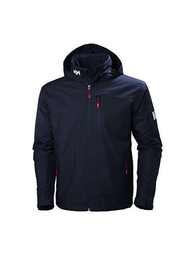 Helly Hansen Crew Hooded Midlayer Chaqueta Impermeable, Cortavientos y Transpirable para Hombre,