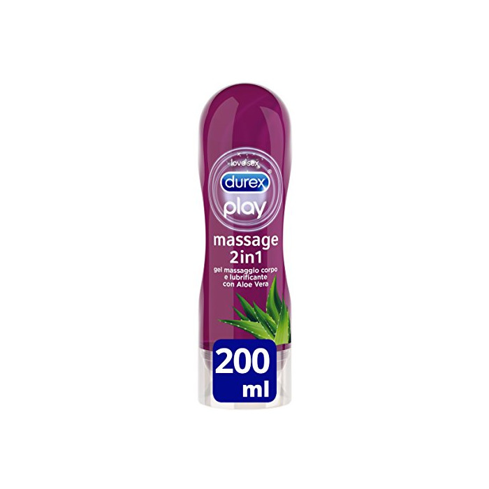 Social Durex Massage 2 In 1 Aloe Vera 200 Ml 1 Unidad 200