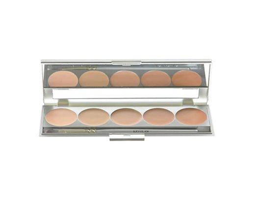 Kryolan HD Micro Foundation Cache Palette 5 colores 19015 TNN Maquillaje
