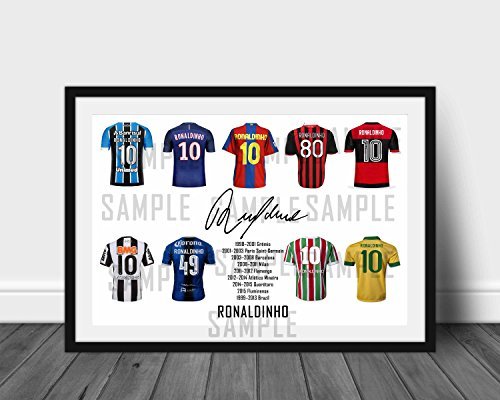 Product RONALDINHO RONALDO DE ASSIS MOREIRA FLAMENGO BRAZIL AC MILAN BARCELONA PSG PARIS