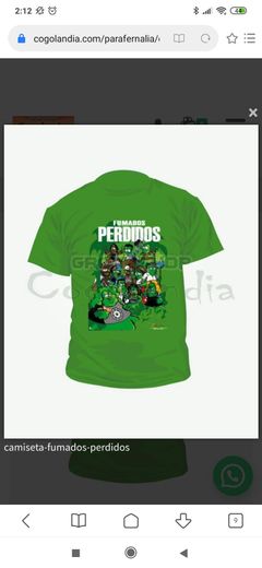 Camiseta unisex fumados perdidos