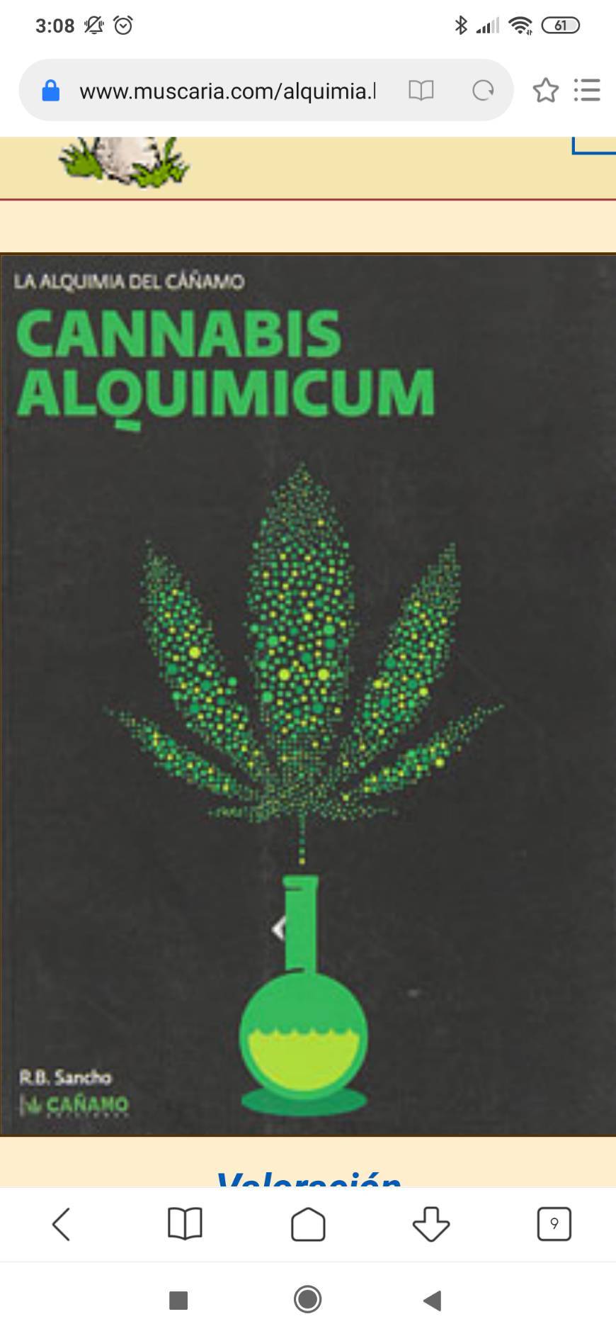 Libro Cannabis alquimicum