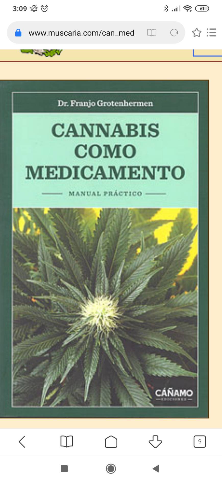 Libro Cannabis como medicamento