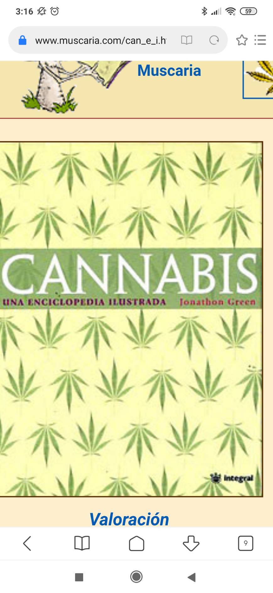 Libro Cannabis enciclopedia ilustrada