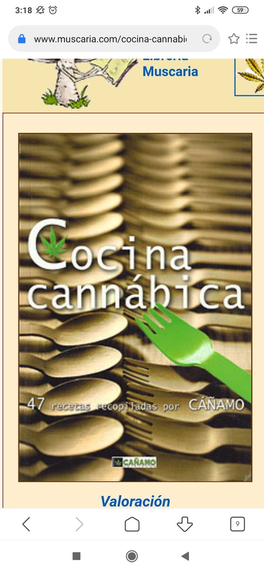 Libro Cocina cannabica