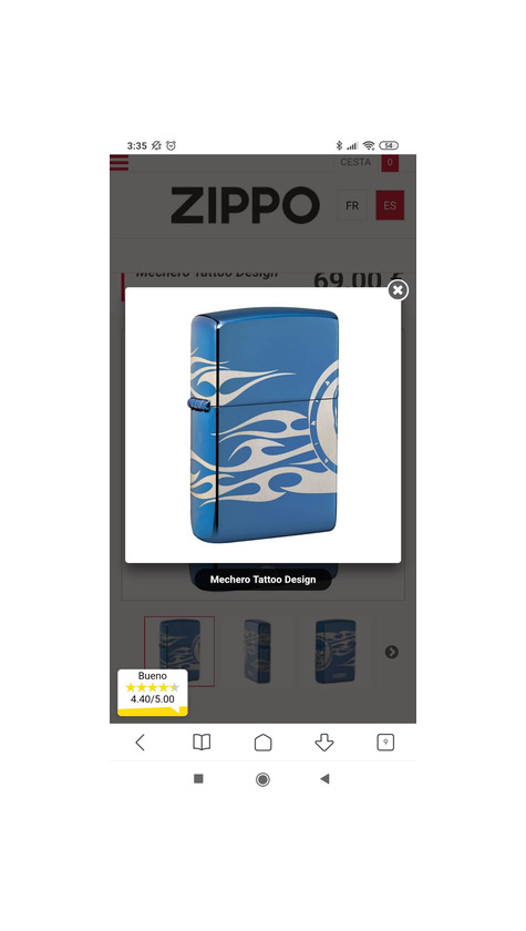 Social Zippo tatto design